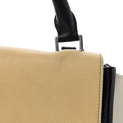 Celine Velluto Calfskin Medium Tri-Color Trapeze 9 of 9