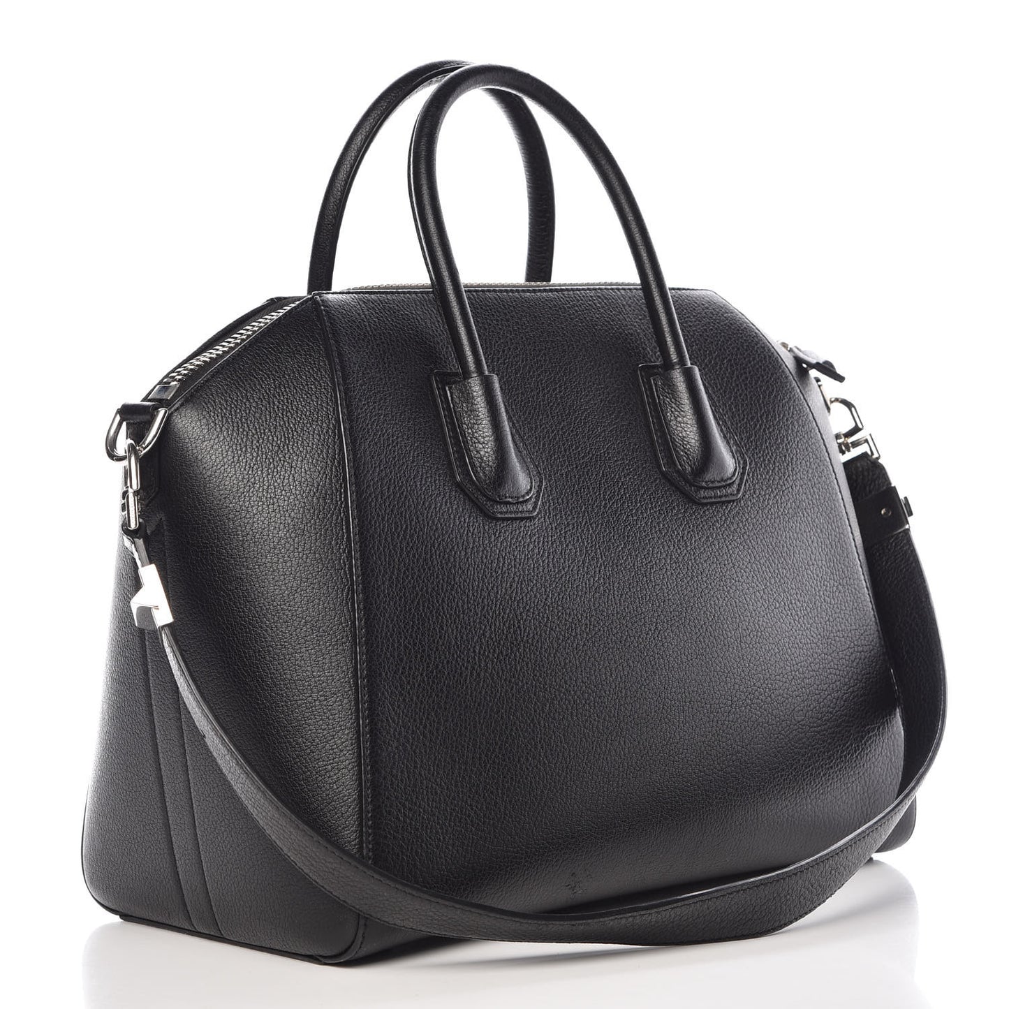 Sugar Goatskin Medium Antigona Black