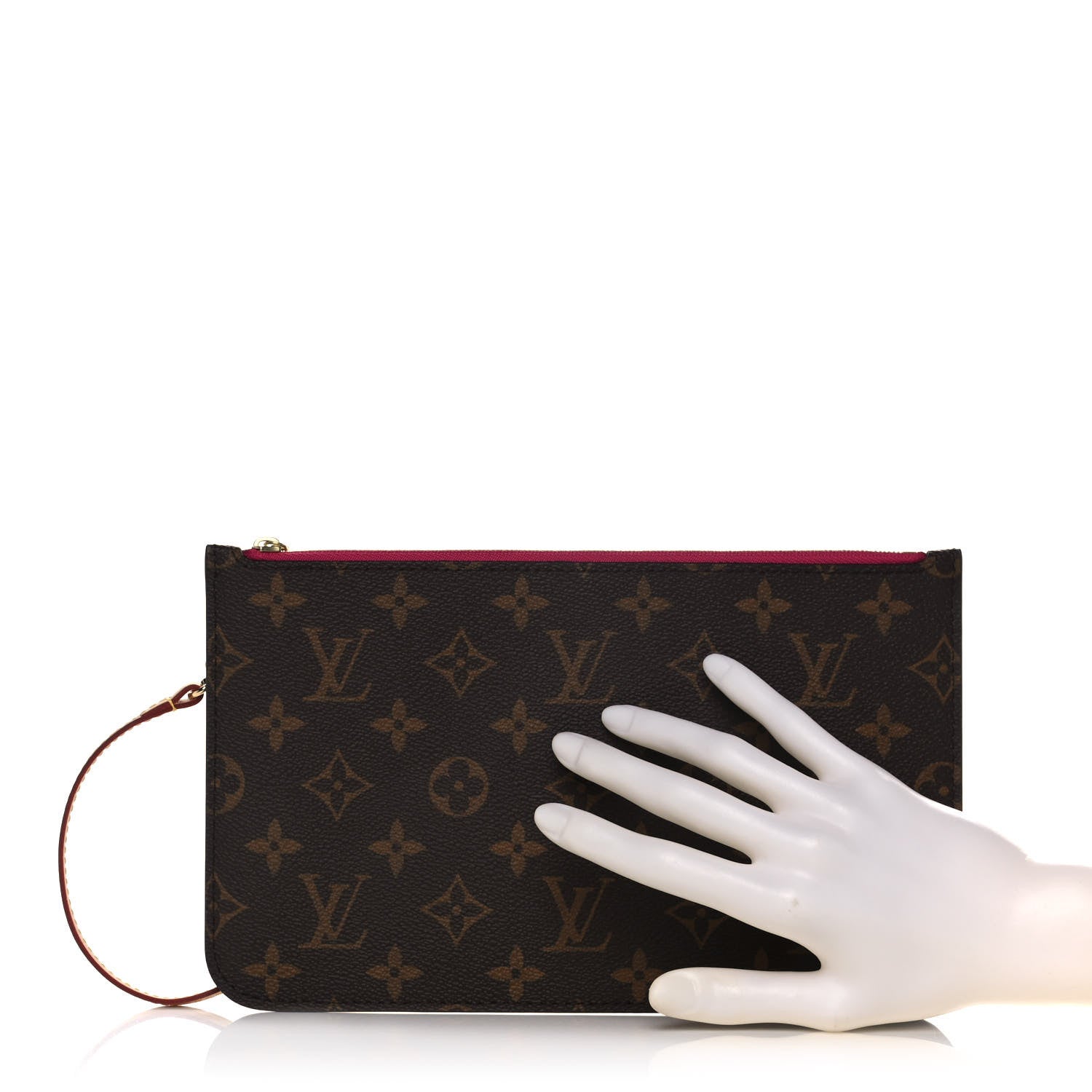 Louis Vuitton Monogram Neverfull MM GM Pochette Pivoine 2 of 8