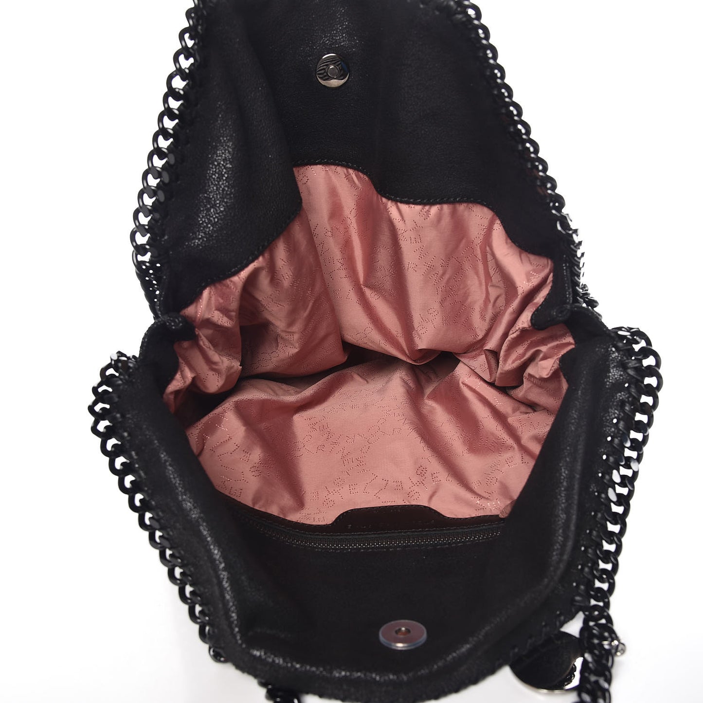 Shaggy Deer Falabella Fold Over Tote Black