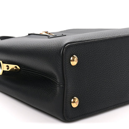 Louis Vuitton Taurillon Capucines BB Black 7 of 9