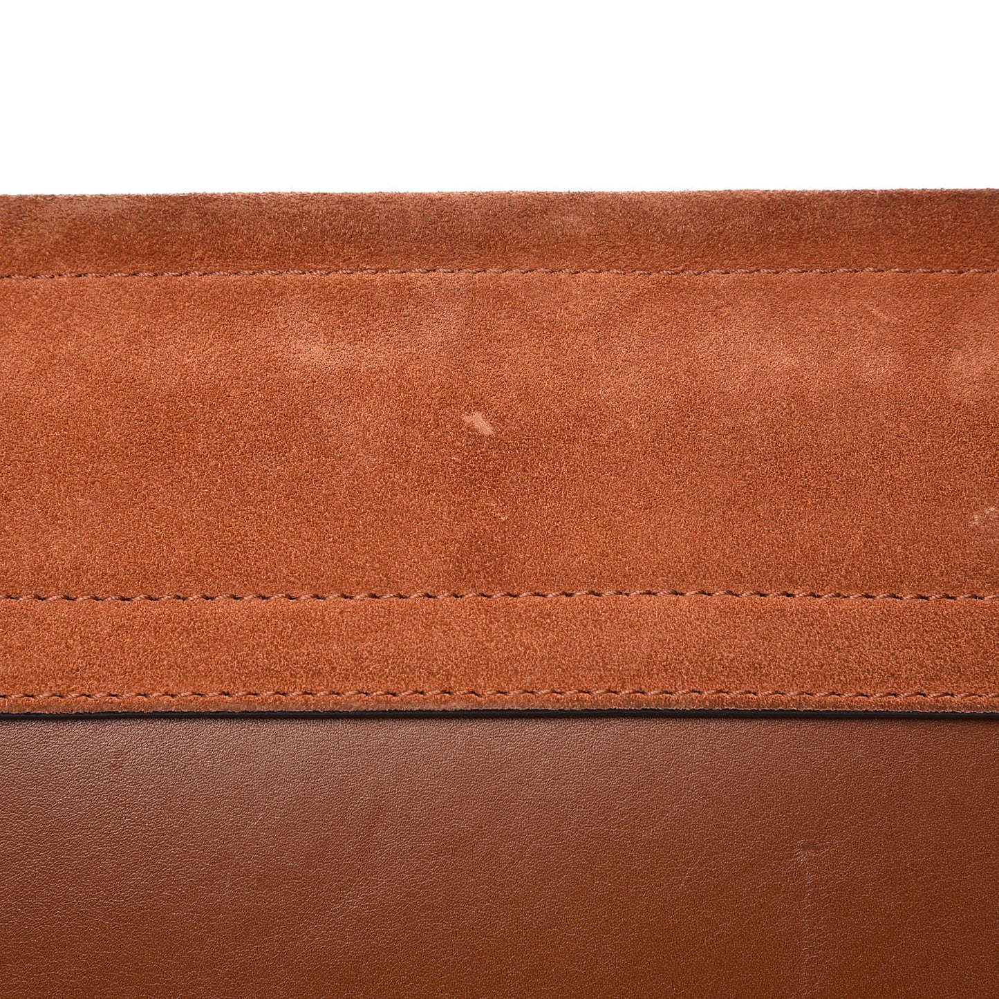 Suede Calfskin Medium Faye Shoulder Bag Tobacco