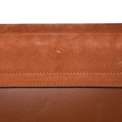 Chloe Suede Calfskin Medium Faye Shoulder Bag Tobacco 8 of 11