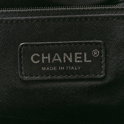 Chanel Canvas Sequin Medium Deauville Tote Charcoal 6 of 10