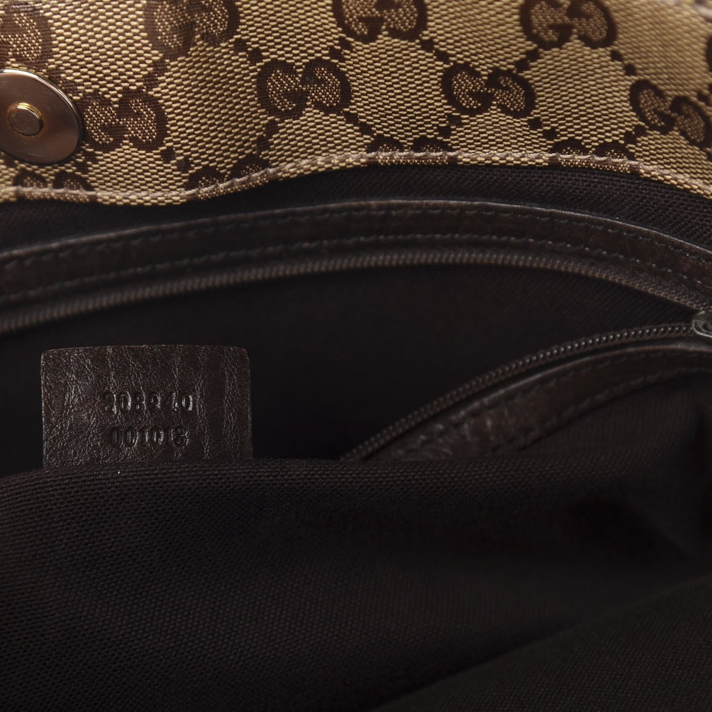 Crystal Monogram Large Babouska Vertical Shopping Tote Dark Brown