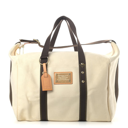 Louis Vuitton Toile Antigua Sac Weekend White 1 of 5