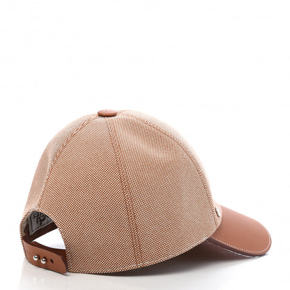 Hermes Swift Cotton Serena Cap 57 Gold 4 of 7