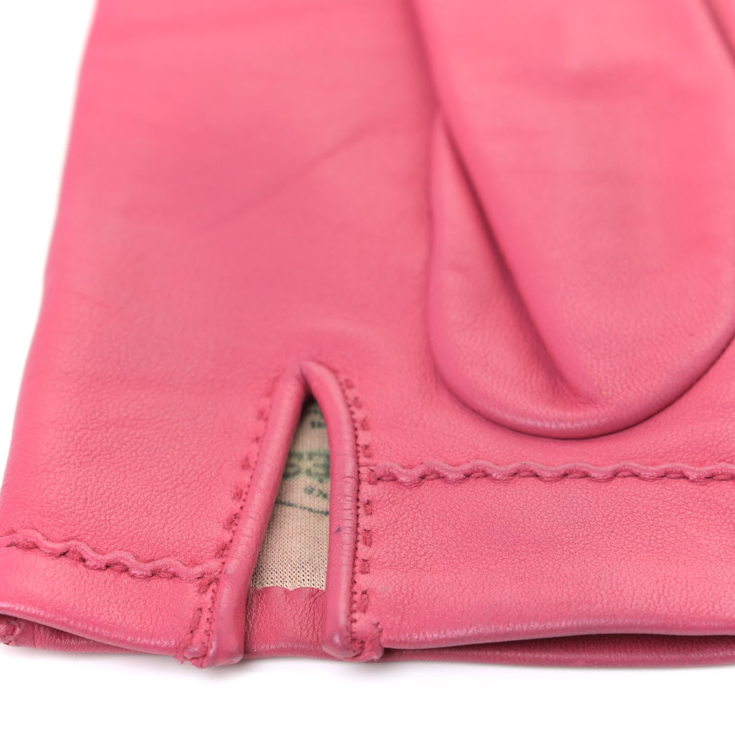 Hermes Lambskin Gloves 7 Pink 13 of 13