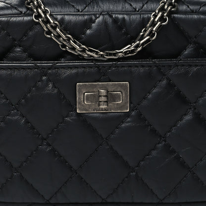 Chanel Aged Calfskin Quilted Mini Reissue Camera Case Black 7 of 9