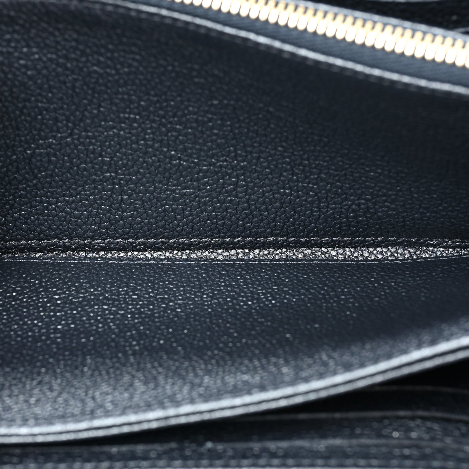 Louis Vuitton Metallic Empreinte Monogram Zippy Wallet Navy Blue 8 of 13