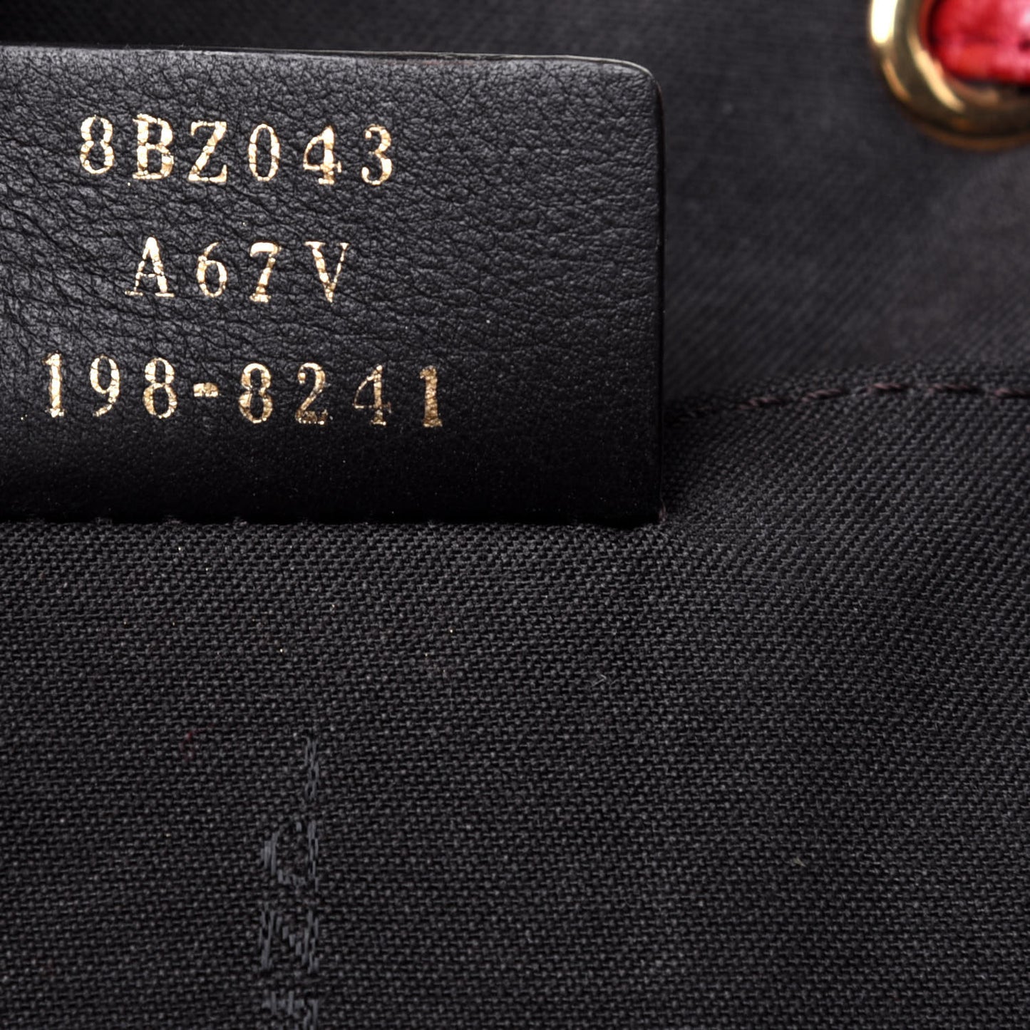 Vitello Cruise Bi-Color FF 1974 Embossed F is Fendi Drawstring Backpack Black Fragola Maya
