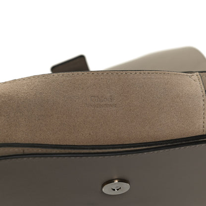 Chloe Suede Calfskin Small Faye Shoulder Bag Motty Grey 6 of 12