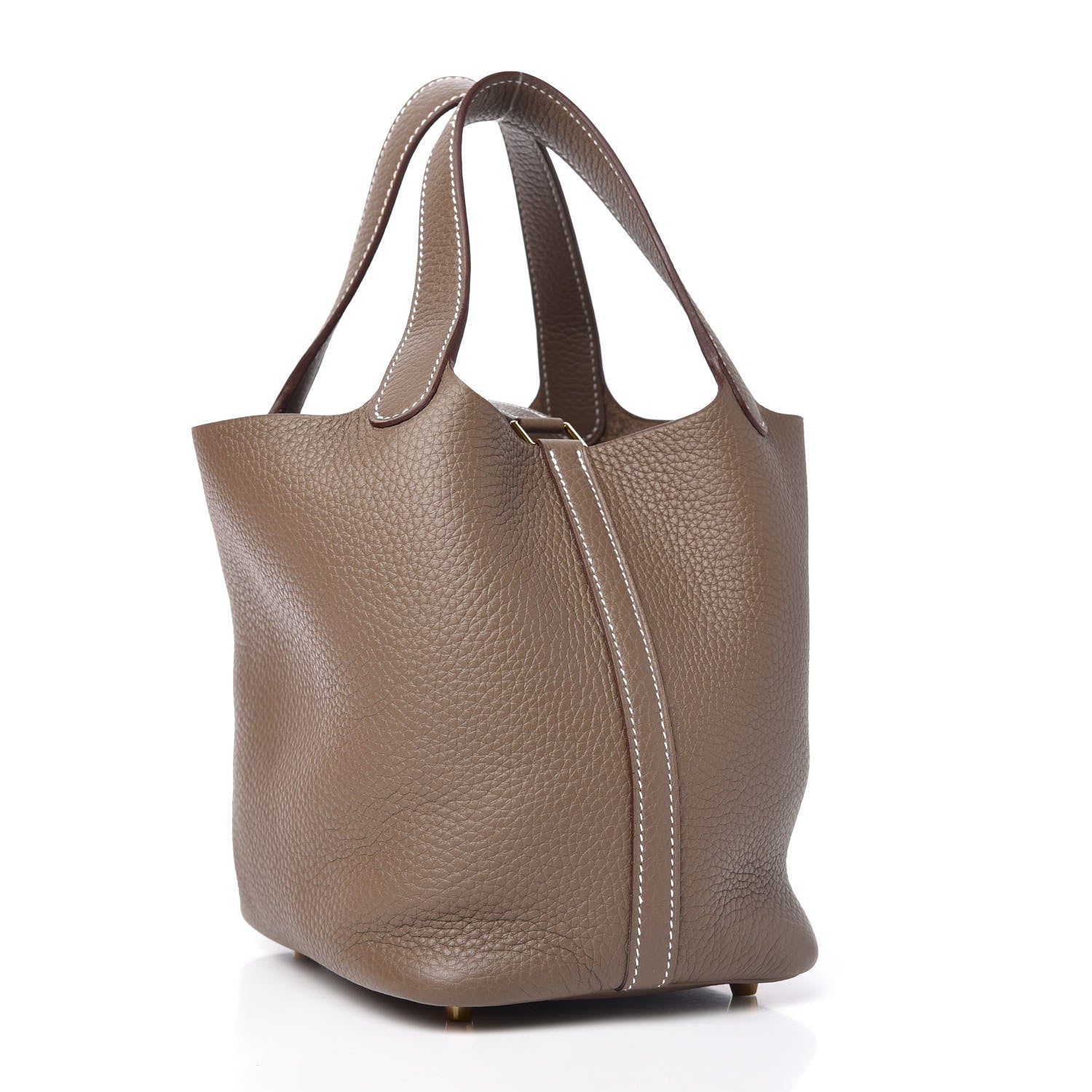 Hermes Taurillon Clemence Picotin Lock 18 PM Etoupe 3 of 10