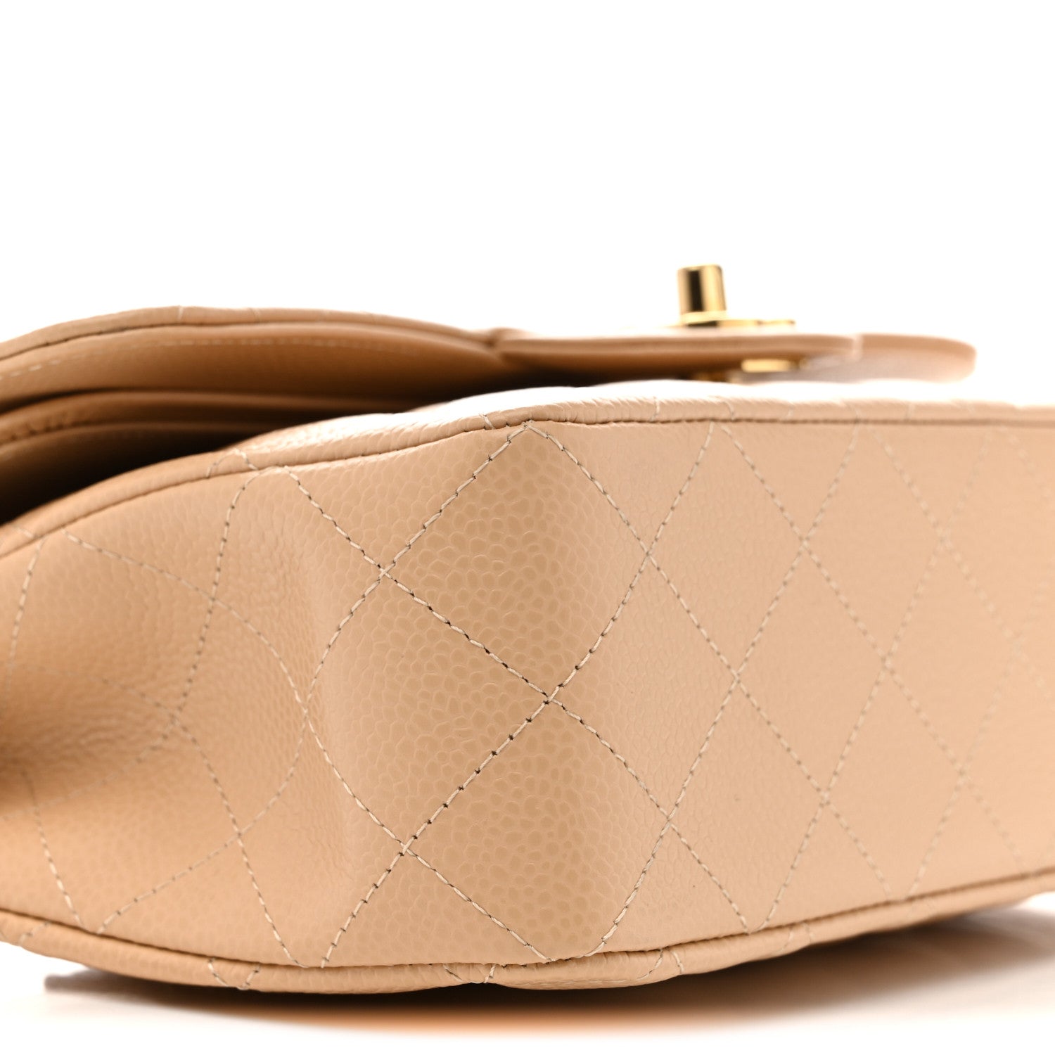 Chanel Caviar Quilted Small Double Flap Beige 9 of 11