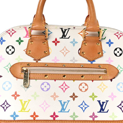 Louis Vuitton Monogram Multicolor Alma White 8 of 13