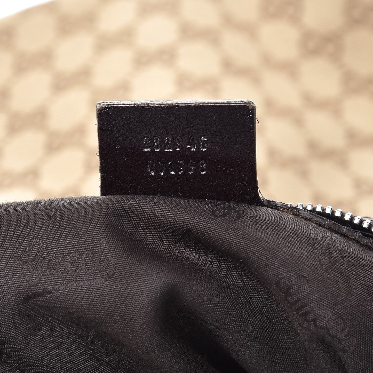 Monogram Large GG Twins Hobo Dark Brown