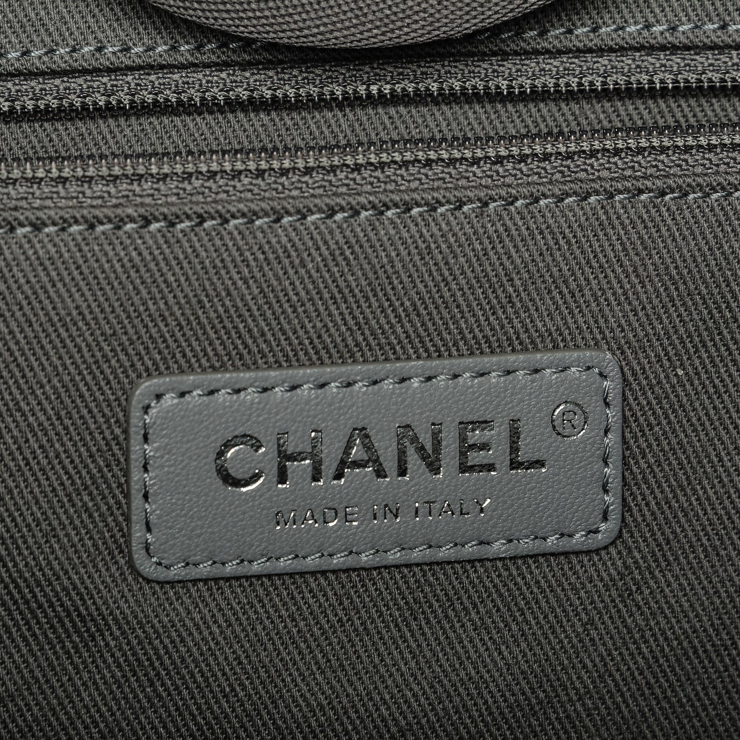 Canvas Large Deauville Tote Grey