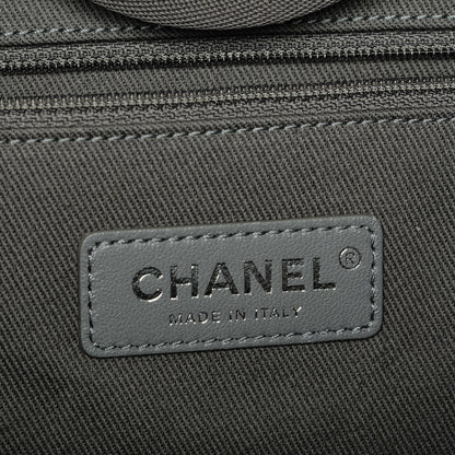 Chanel Canvas Large Deauville Tote Grey 6 of 8