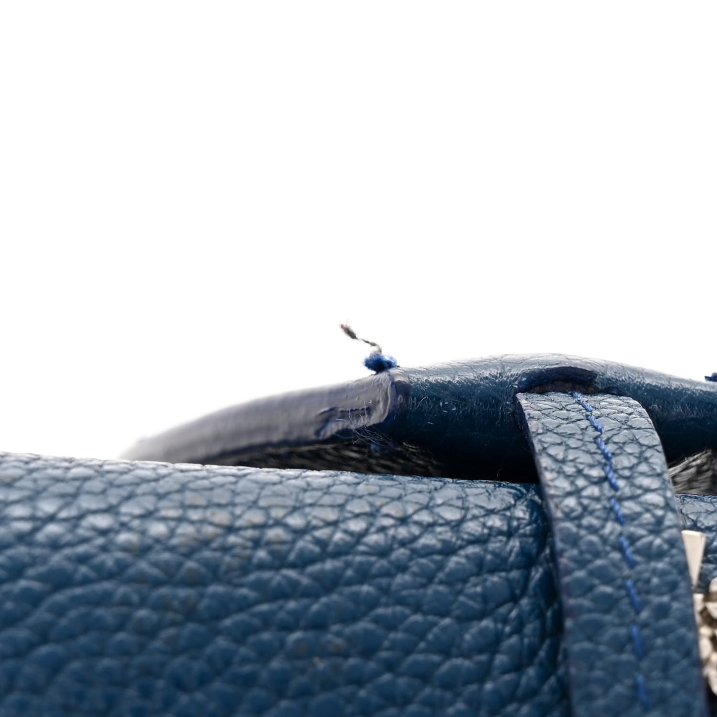 Classic Grained Calfskin Small Alice Satchel Blue