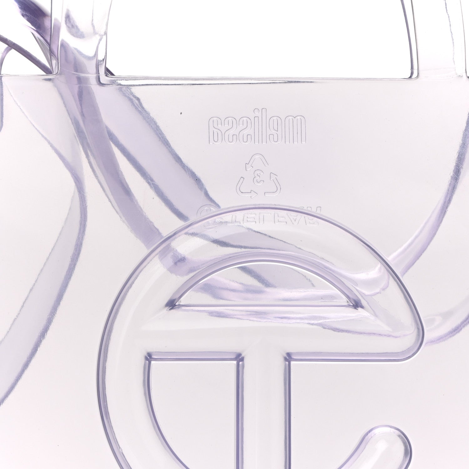 Telfar x MELISSA Jelly Medium Shopping Bag Clear 7 of 9
