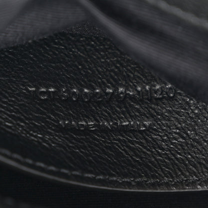 Saint Laurent Sheepskin Matelasse Chevron Monogram Medium College Bag Black 7 of 14
