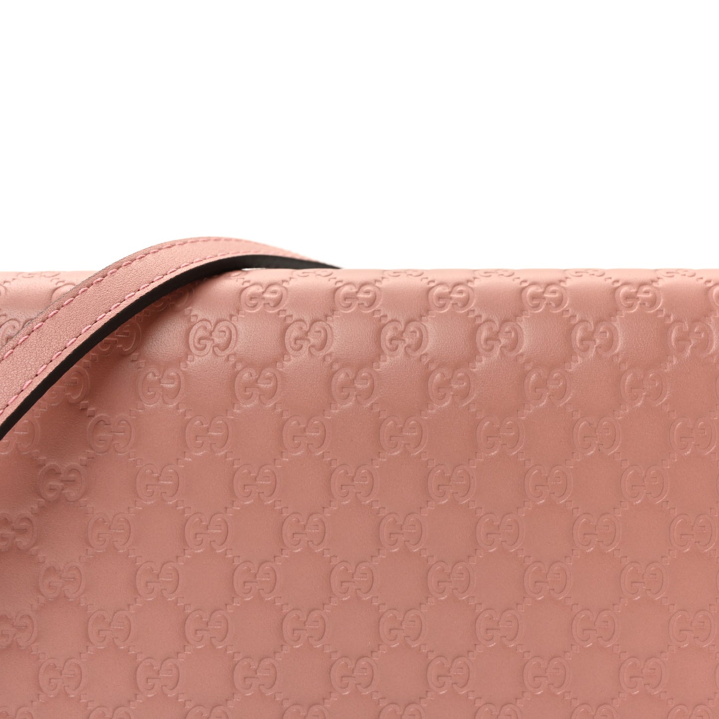 Microguccissima Crossbody Wallet Soft Pink