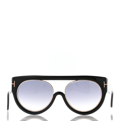 Tom Ford Alana Aviator Round Sunglasses TF360 Black 2 of 9