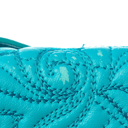 Versace Nappa Barocco Quilted Calliope Vanitas Shoulder Bag Light Blue 8 of 8
