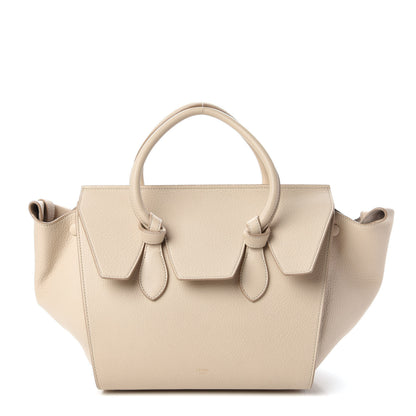 Celine Crisped Calfskin Mini Tie Knot Tote Chalk 1 of 9