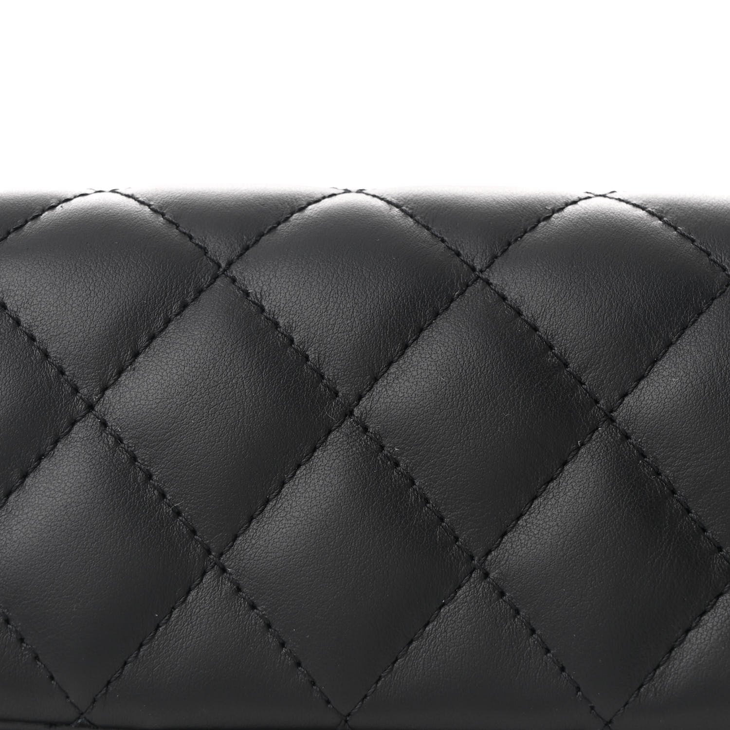 Chanel Calfskin Quilted CC Uniform Flap Belt Bag Black 9 of 12