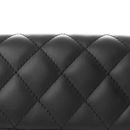 Chanel Calfskin Quilted CC Uniform Flap Belt Bag Black 9 of 12