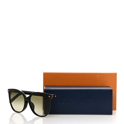 Louis Vuitton Acetate My Monogram Light Cat Eye Sunglasses Z1657W Black 7 of 7