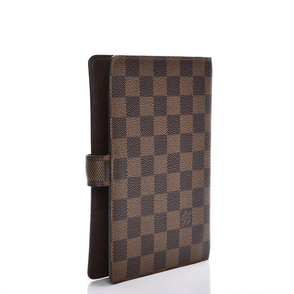 Louis Vuitton Damier Ebene Medium Ring Agenda Cover 3 of 6