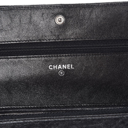Chanel Goatskin Wallet on Chain WOC Black 6 of 15