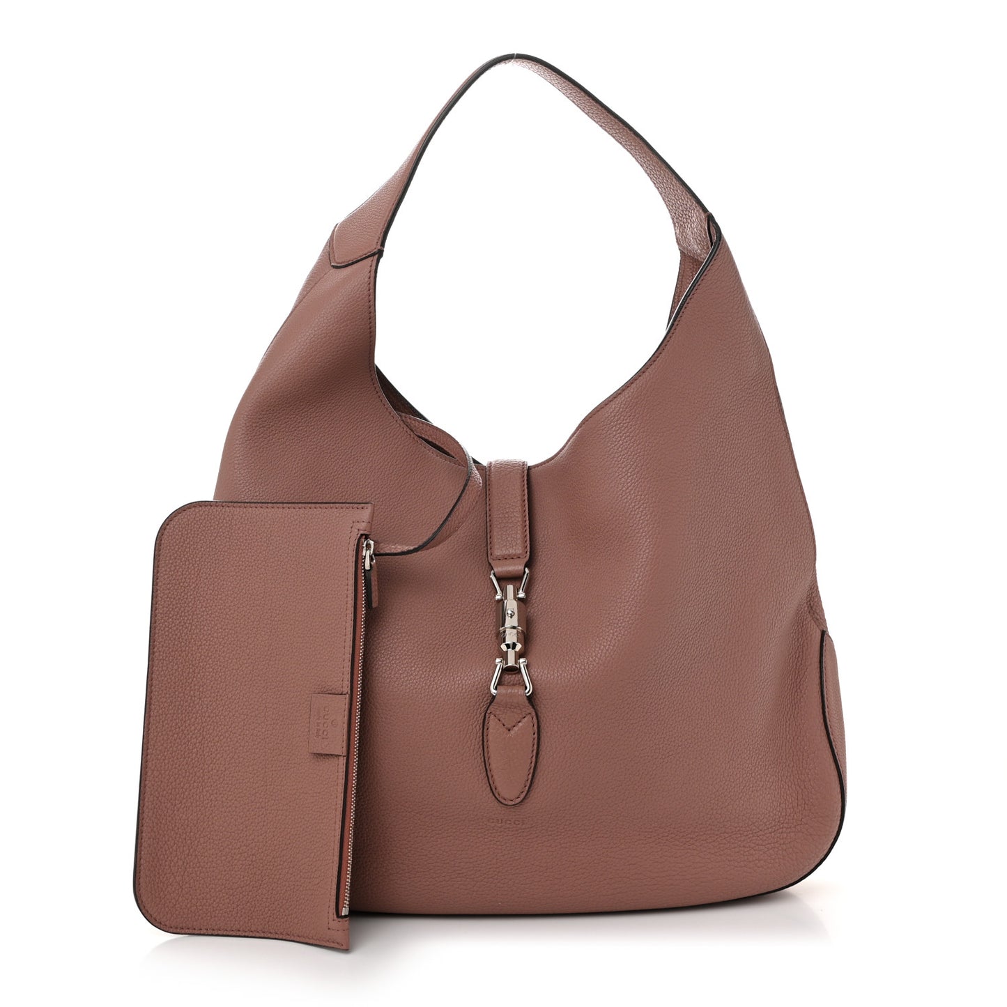 Soft Grained Calfskin Large Jackie Hobo Rosy Phard