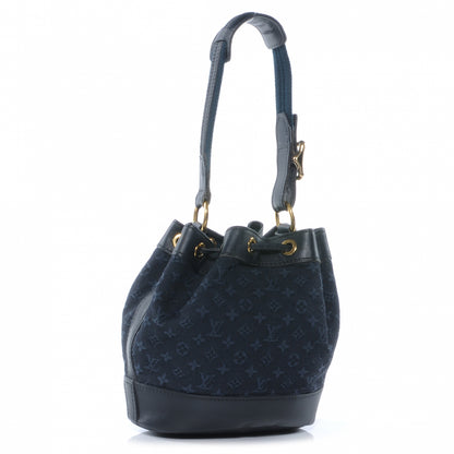 Louis Vuitton Mini Monogram Noelie Blue 3 of 7
