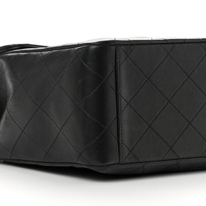 Chanel Lambskin Quilted XL Jumbo Single Flap Black 10 of 24