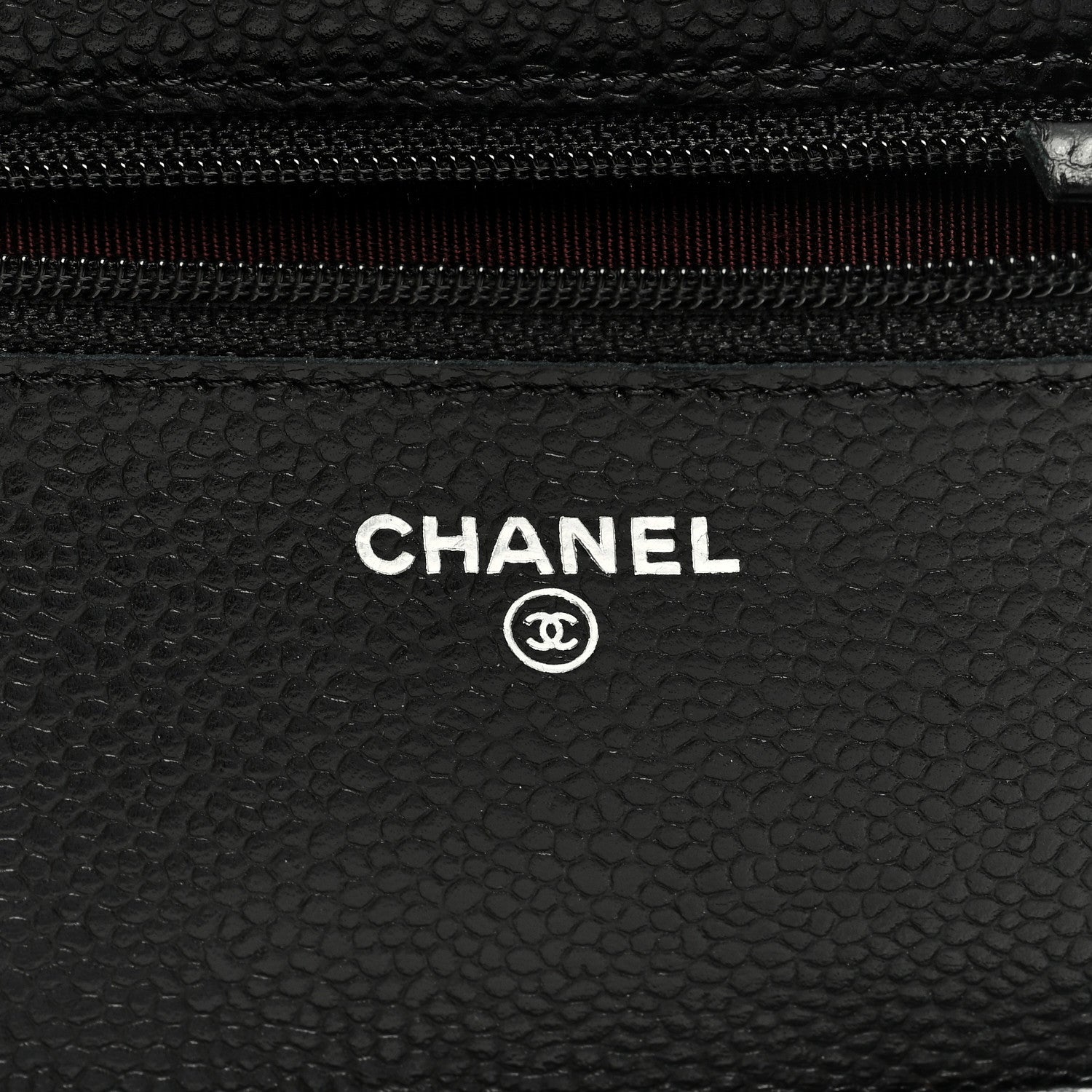 Chanel Caviar Quilted Wallet on Chain WOC Black 5 of 9