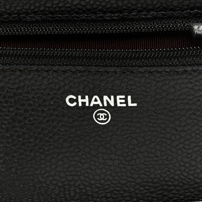 Chanel Caviar Quilted Wallet on Chain WOC Black 5 of 9