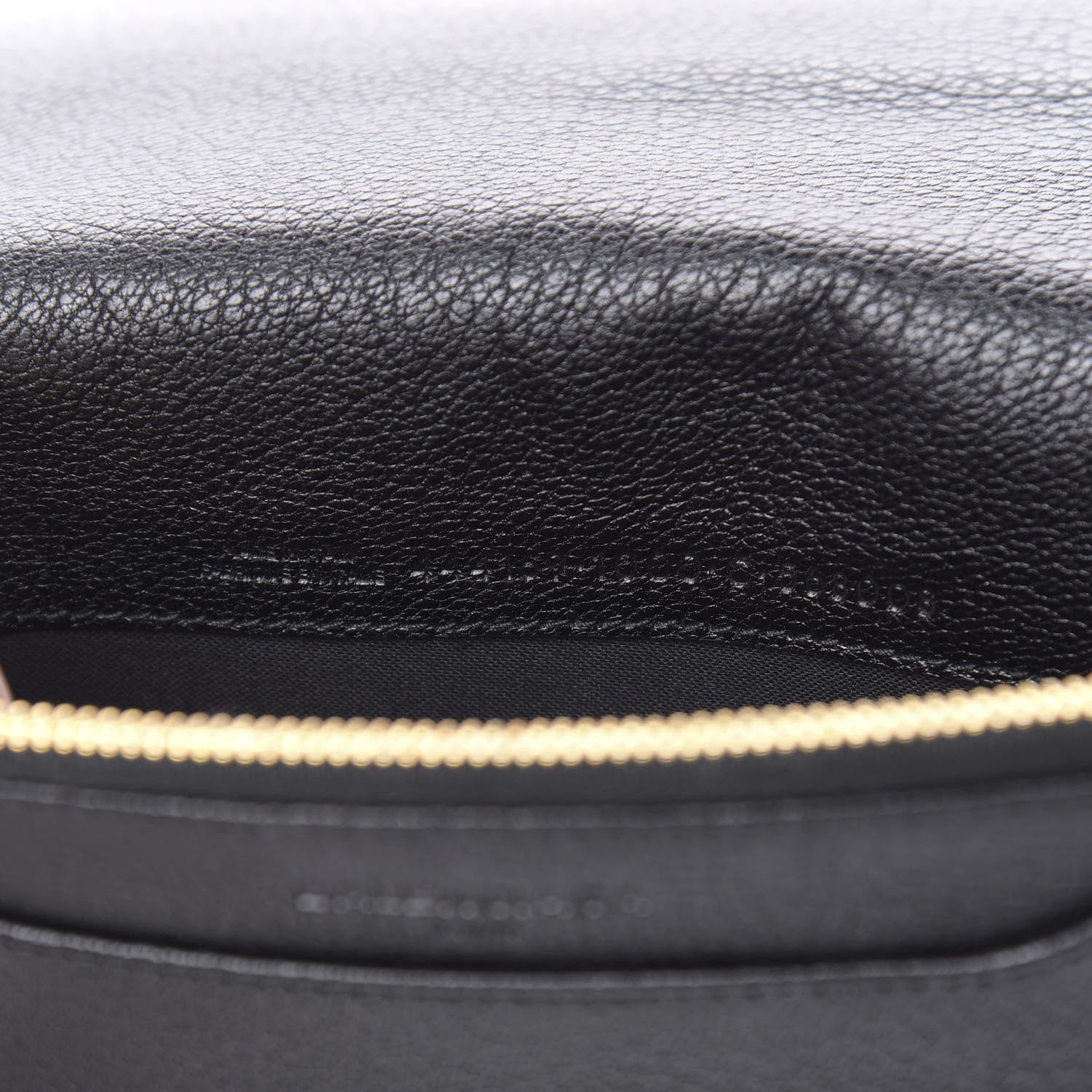 Balenciaga Chevre Gold Metallic Edge Hardware Wallet On Chain Black 7 of 10