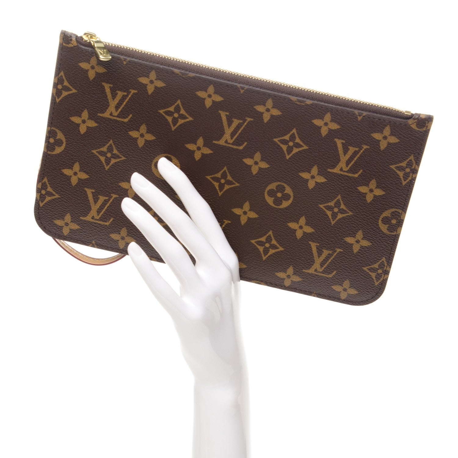 Louis Vuitton Monogram Neverfull MM GM Pochette 2 of 8