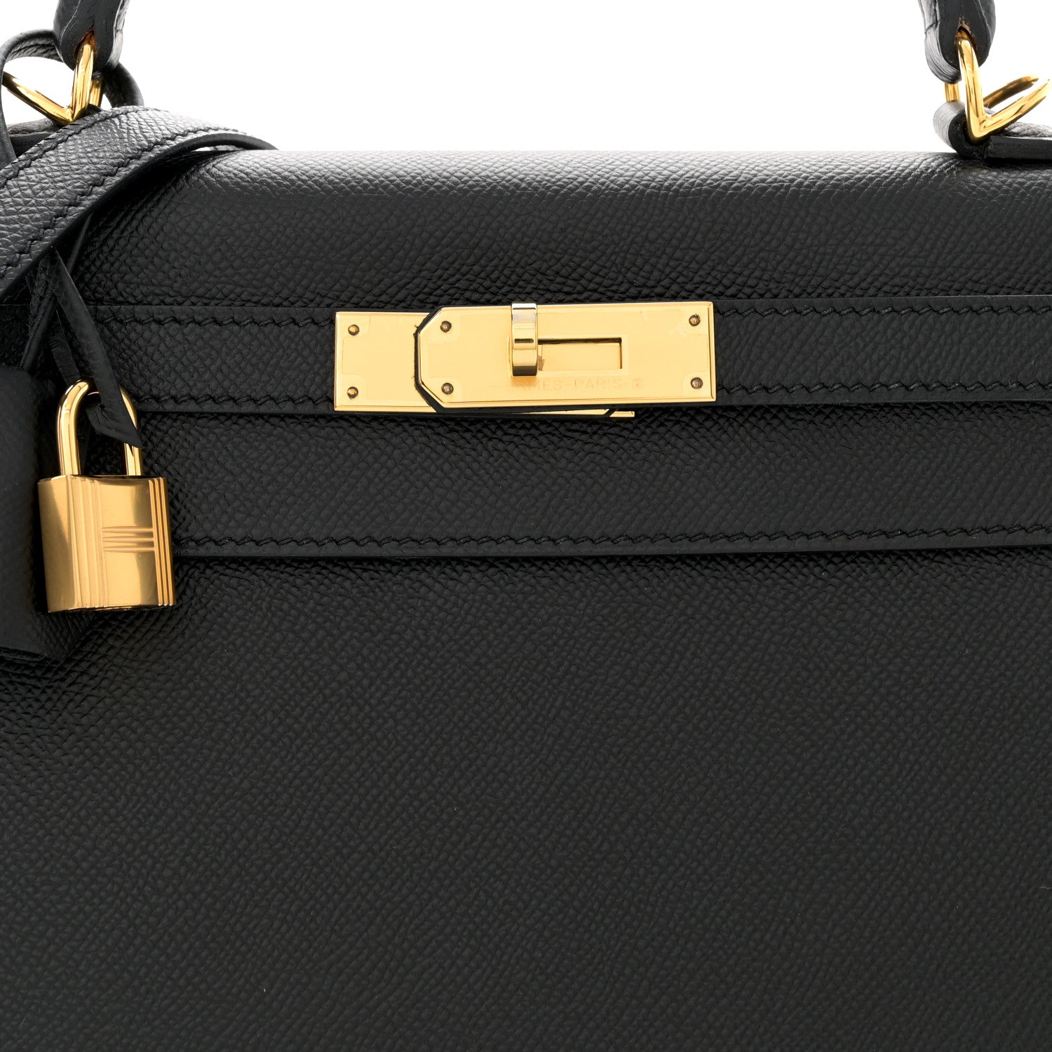 Hermes Epsom Kelly Sellier 28 Black 8 of 12