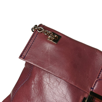 Fendi Vitello Acqua Maxi Baguette Shoulder Bag Malva 21 of 25