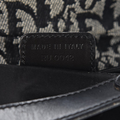 Christian Dior Monogram Saddle Bag Black 7 of 8