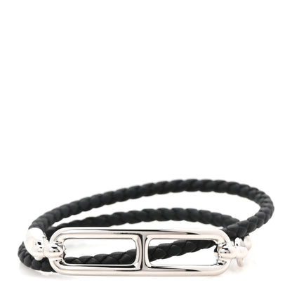 Hermes Swift Roulis Double Tour Bracelet T1 Black 1 of 4
