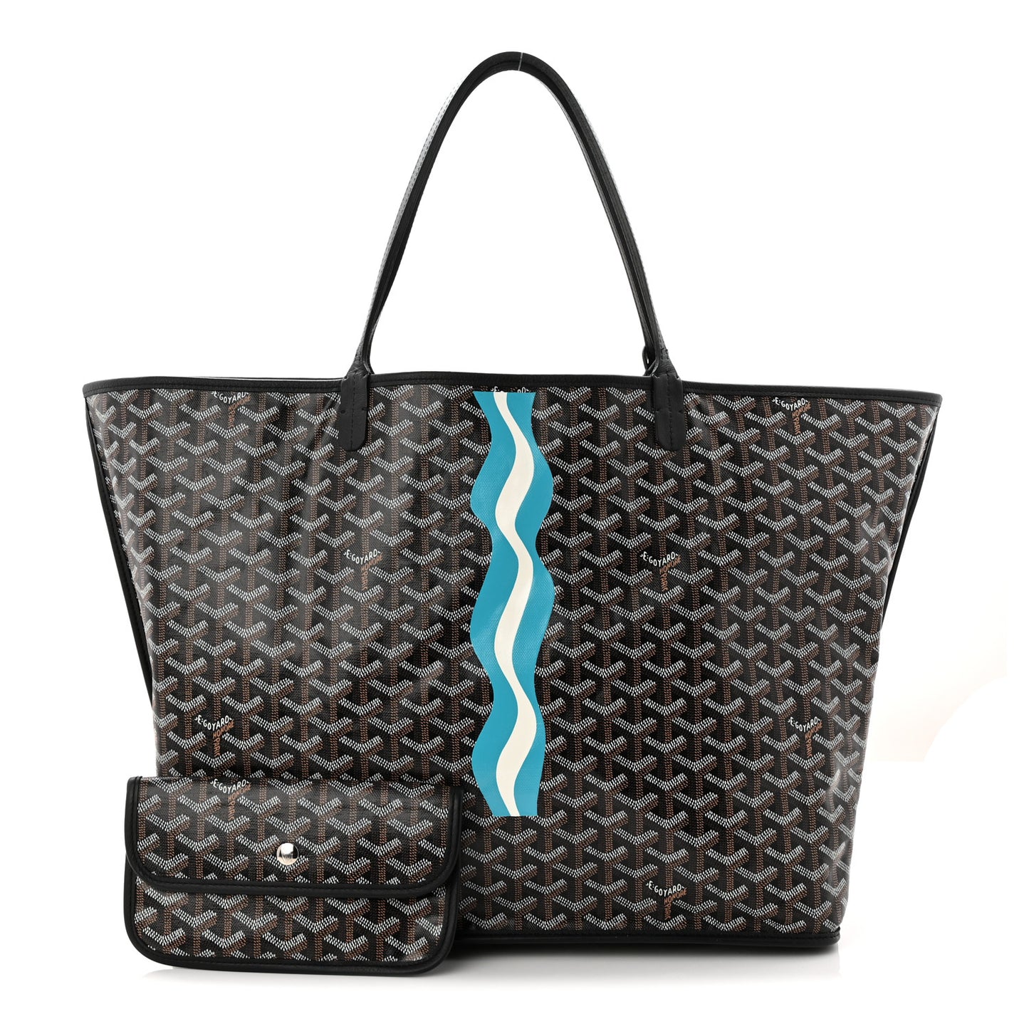 Goyardine Onde Millesime Reversible Anjou GM Black