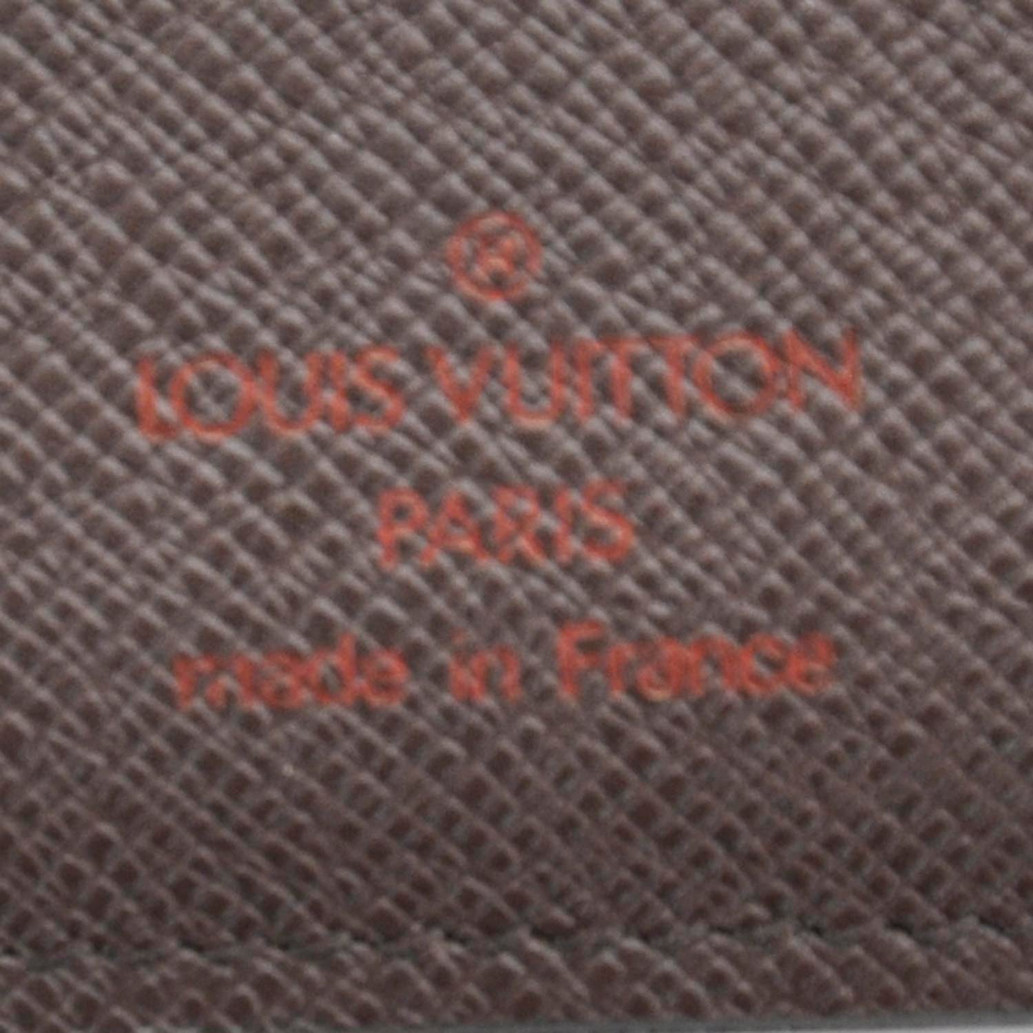 Louis Vuitton Damier Ebene Porte Valeurs Organizer Wallet 6 of 7