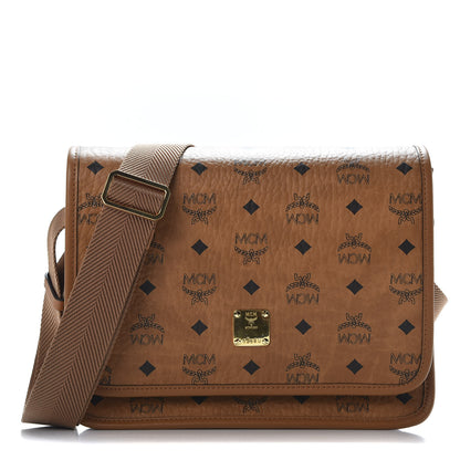 MCM Visetos Small Klassik Messenger Bag Cognac 1 of 8