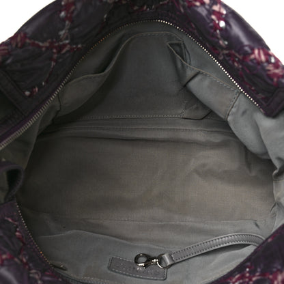 Chanel Nylon Quilted Tweed Stitch Bubble Camera Case Purple 5 of 11