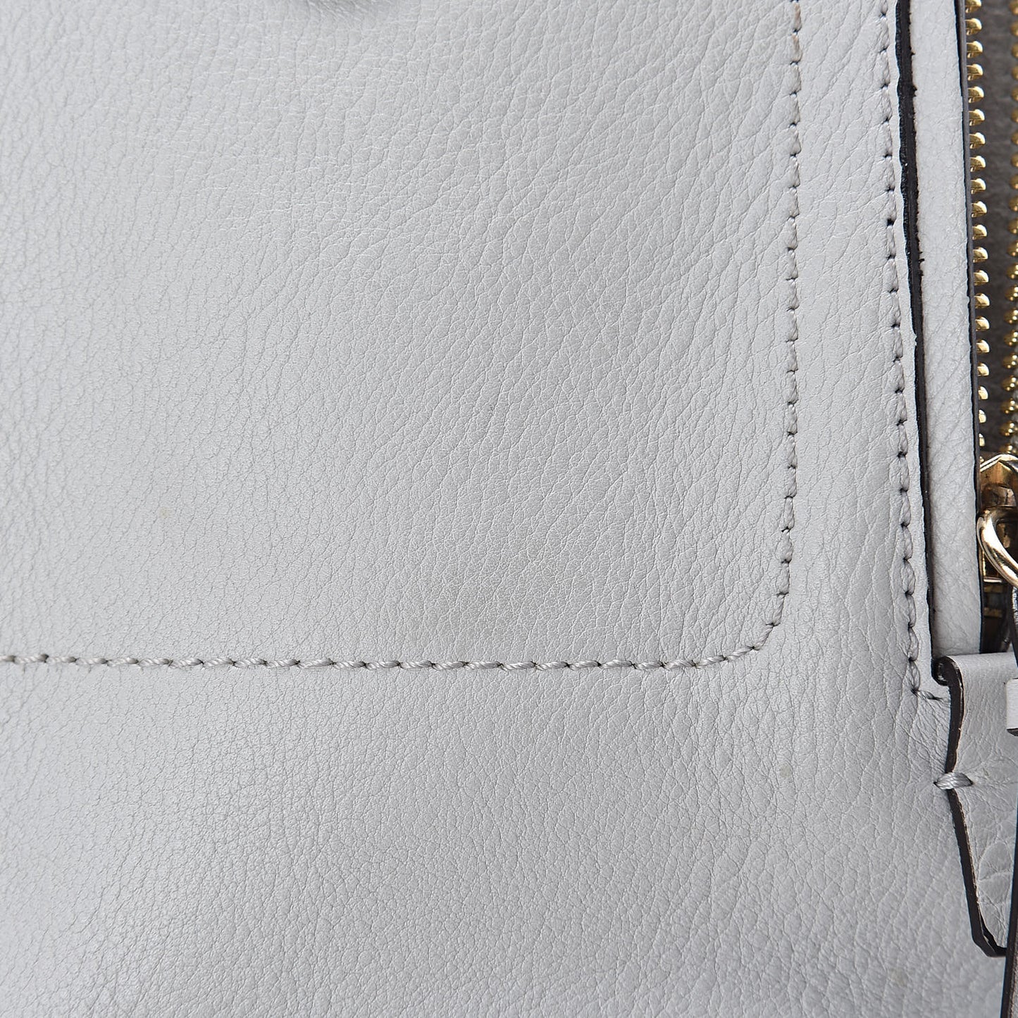 Suede Calfskin Mini Faye Backpack Airy Grey